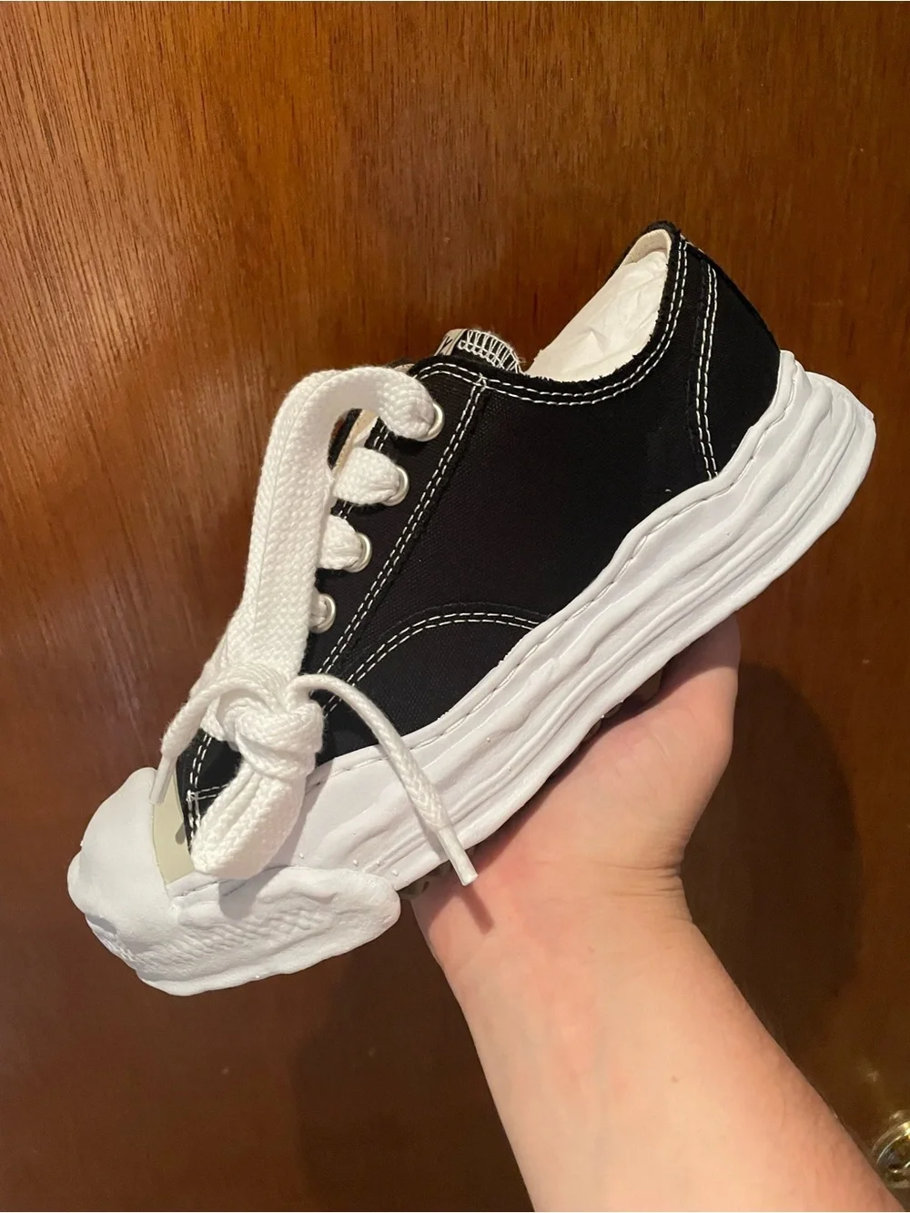 Maison Mihara Yasuhiro Hank OG Sole Canvas Low